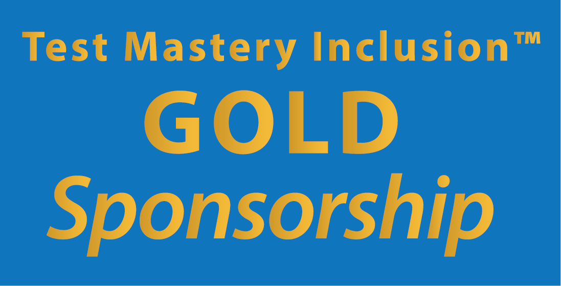 Test Mastery Inclusion™ Gold Annual Sponsorship